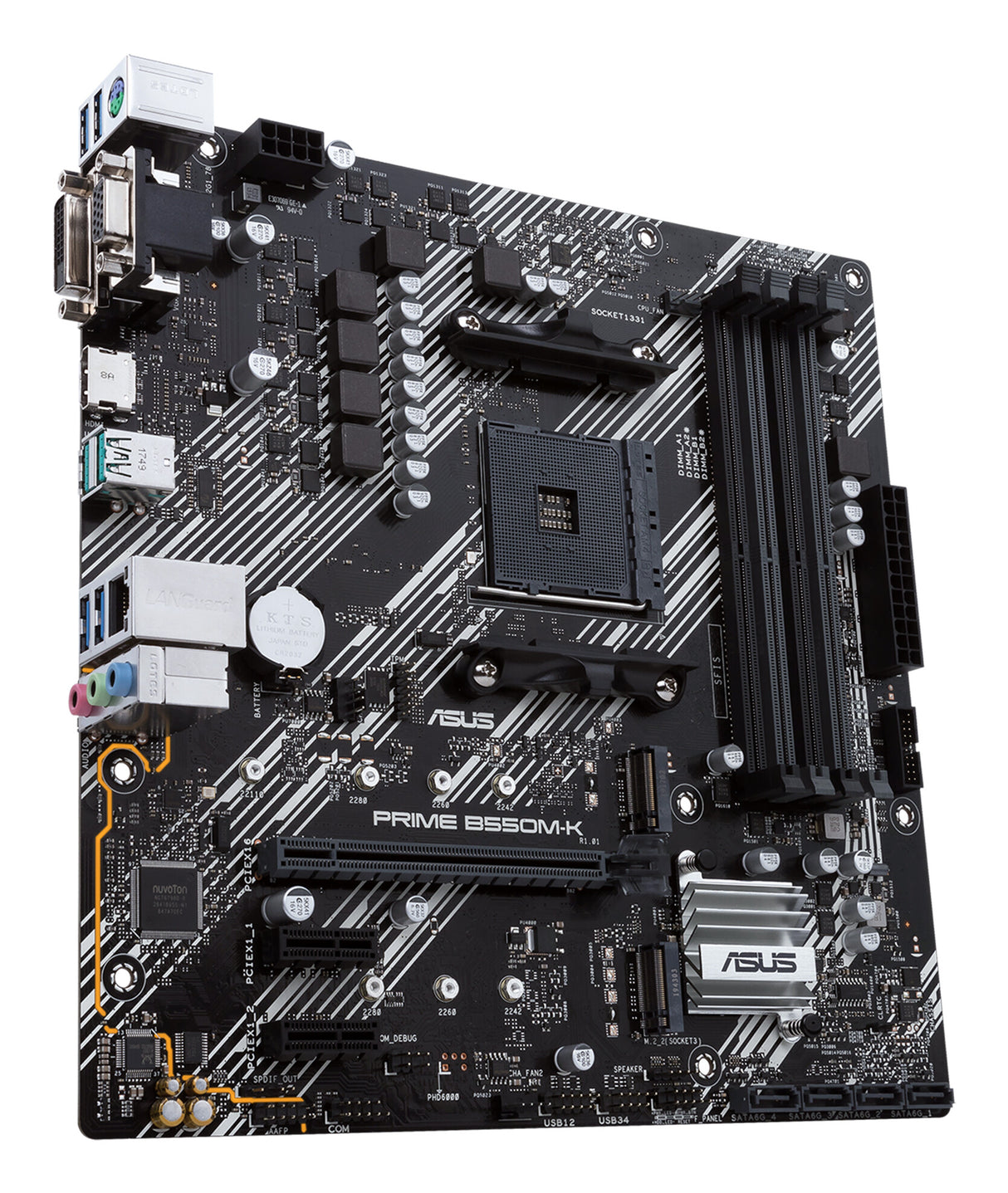 ASUS PRIME B550M-K AMD B550 Stik AM4 micro ATX