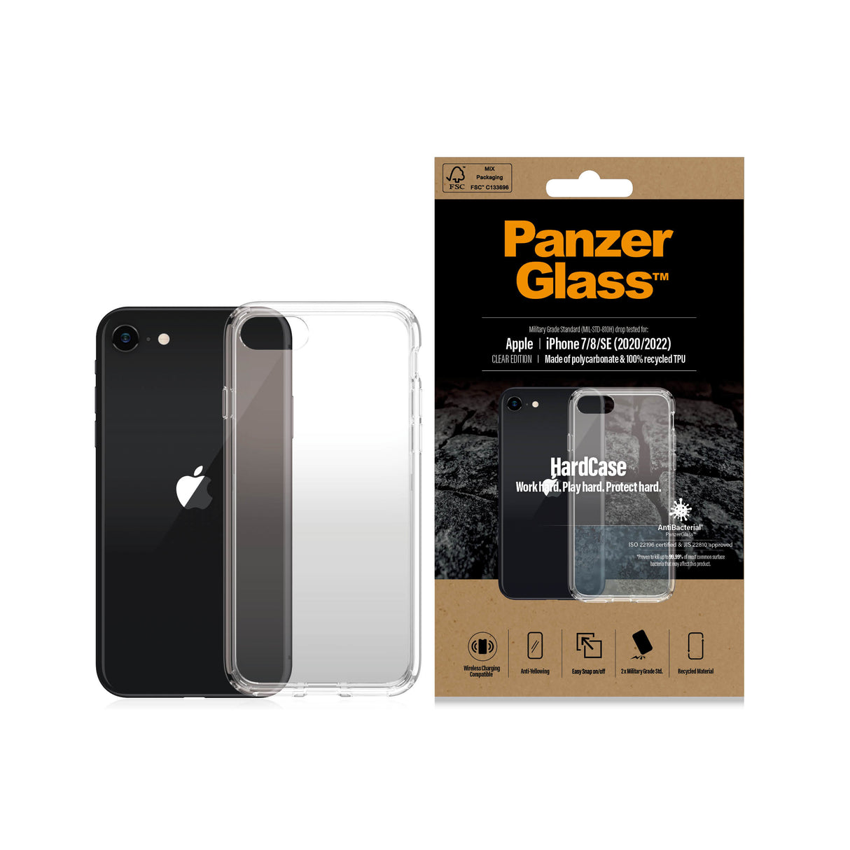 PanzerGlass ClearCase iPhone SE (2020/2022)