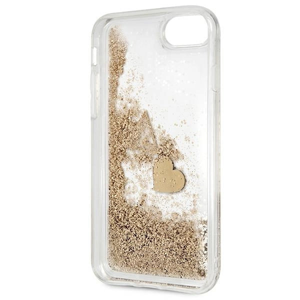 Guess GUOHCI8GLHFLGO iPhone 7/8/SE 2020 /SE 2022 gold/gold hard case Glitter Charms
