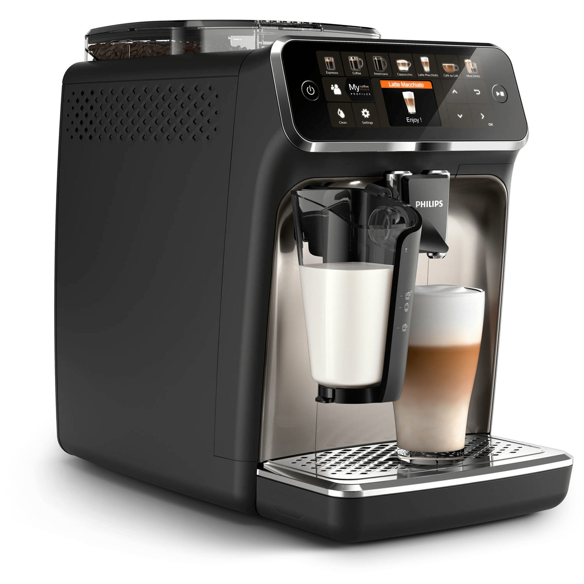Philips Fuldautomatiske EP5447/90-espressomaskiner i 5400-serien