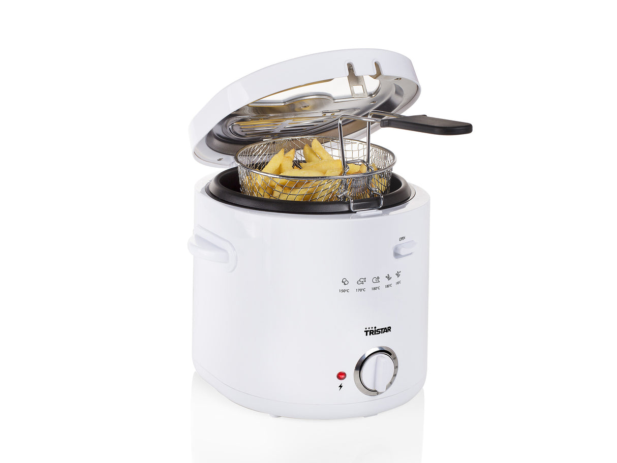 Tristar FR-6941 frituregryde Enkelt 1,5 L Enkeltstående 1000 W Hvid