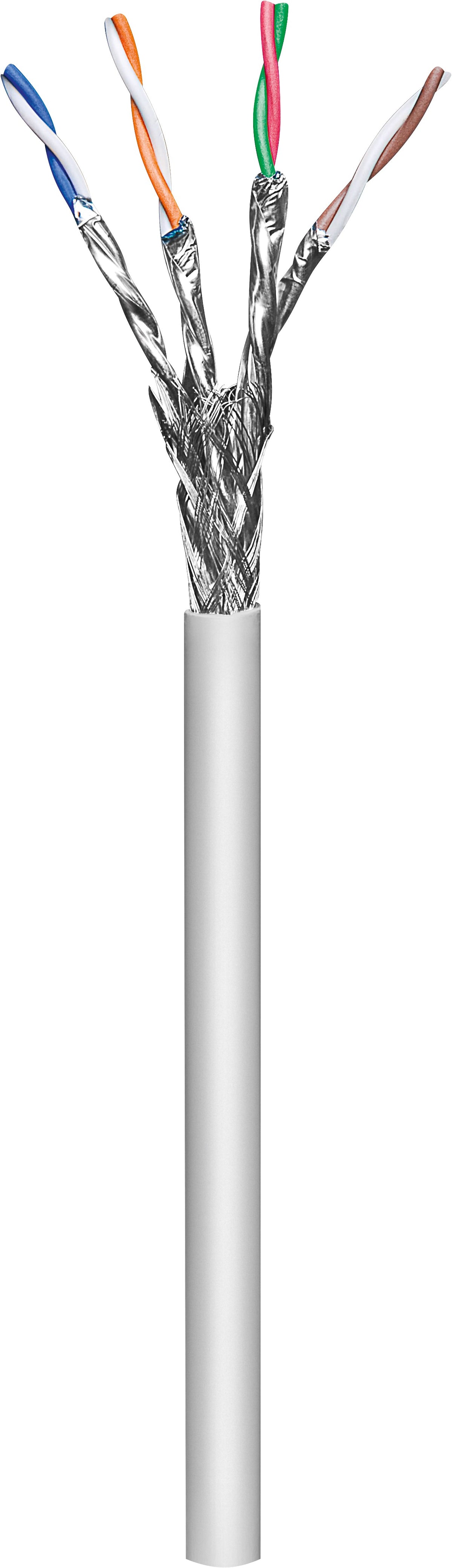 Goobay Network CAT 6a S/FTP CU 50m Grey