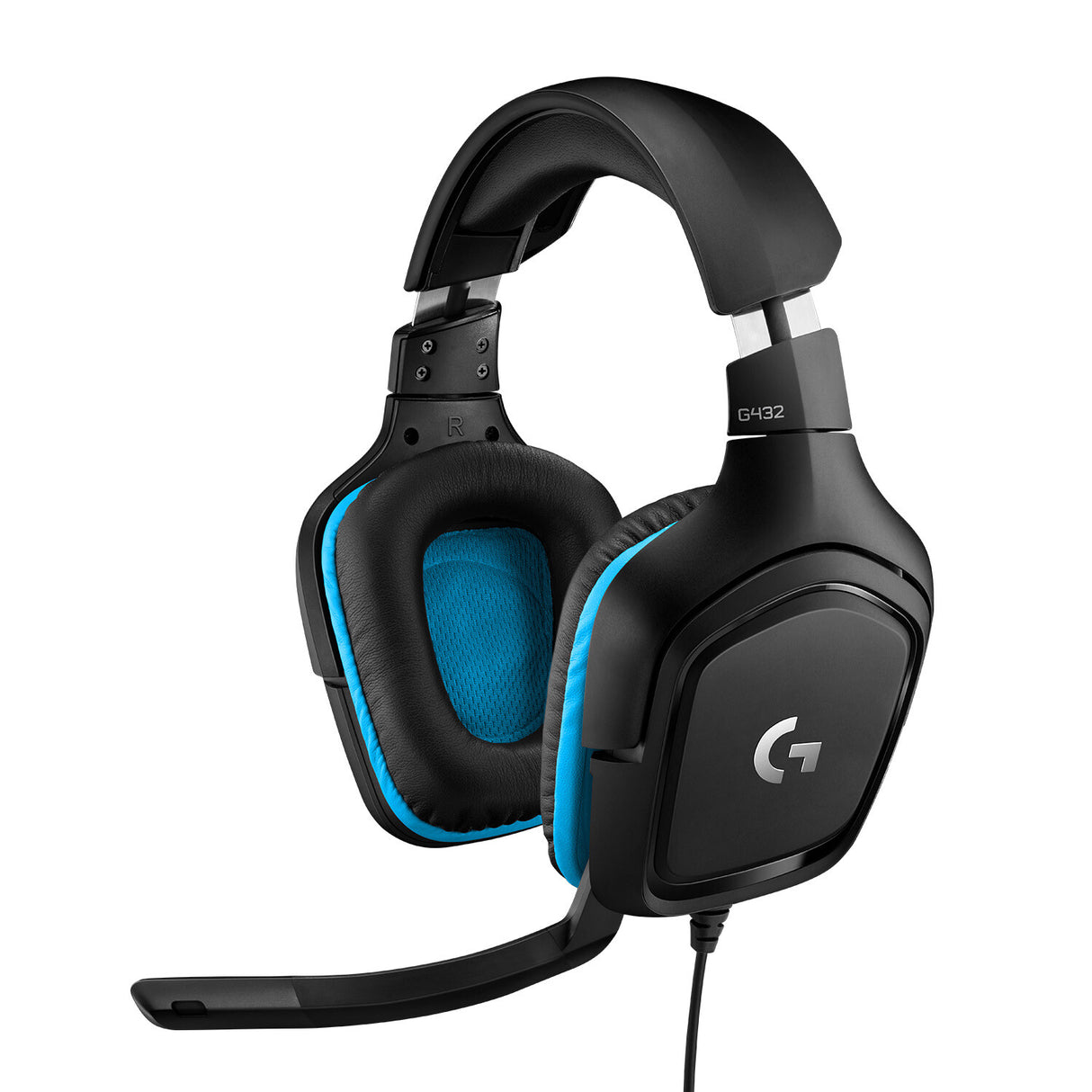 Logitech G 981-000770 hovedtelefoner/headset Ledningsført Spil Sort, Blå