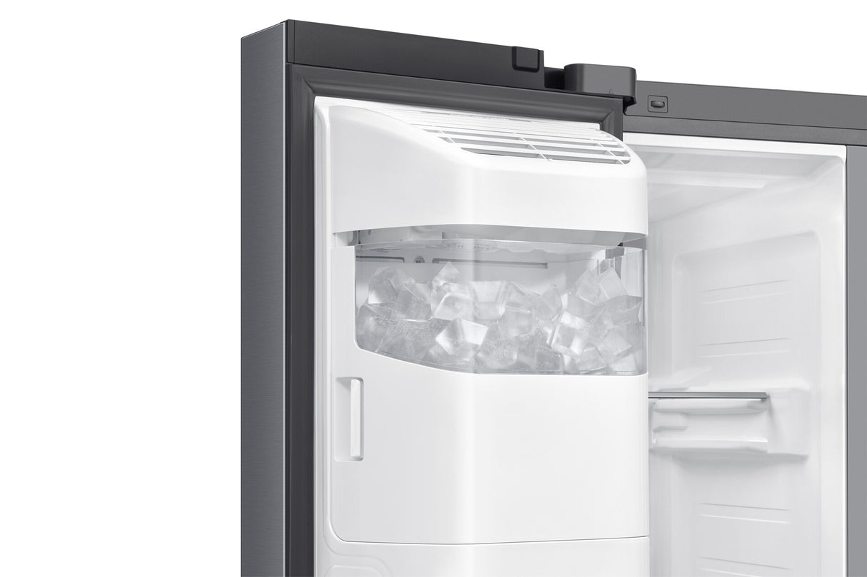 Samsung Series 9 RS90F64EDT side-by-side køle-fryseskab Fritstående 621 L Rustfrit stål