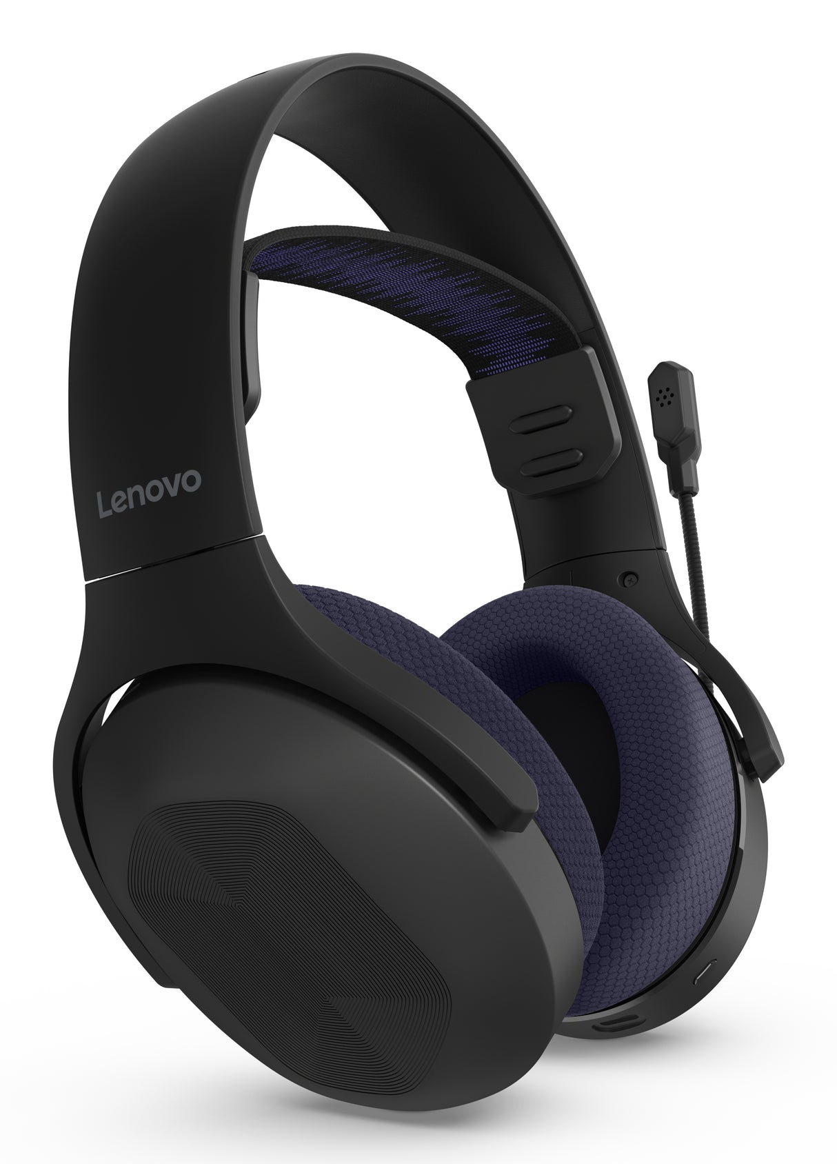 Lenovo Legion H410 Hovedtelefoner Trådløs Headset Spil USB Type-C Bluetooth Sort, Lilla