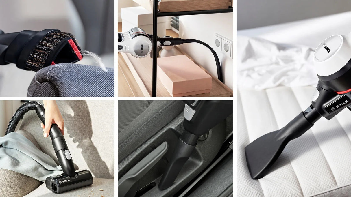 Bosch BCS711XXL stav støvsuger & elektrisk kost Stick vakuum Batteri Dry Poseløs 0,3 L Hvid 3 At