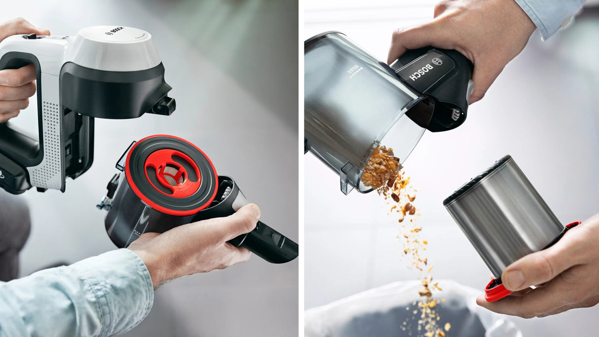 Bosch BCS711XXL stav støvsuger & elektrisk kost Stick vakuum Batteri Dry Poseløs 0,3 L Hvid 3 At