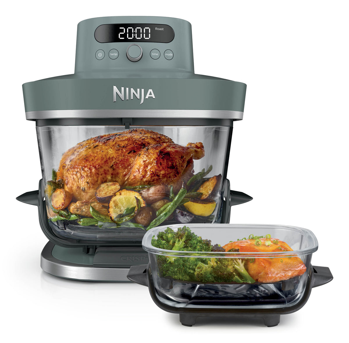 Ninja Crispi Pro XL Air Fryer 5.7L, 7-i-1, Grøn EU AS101EUGY