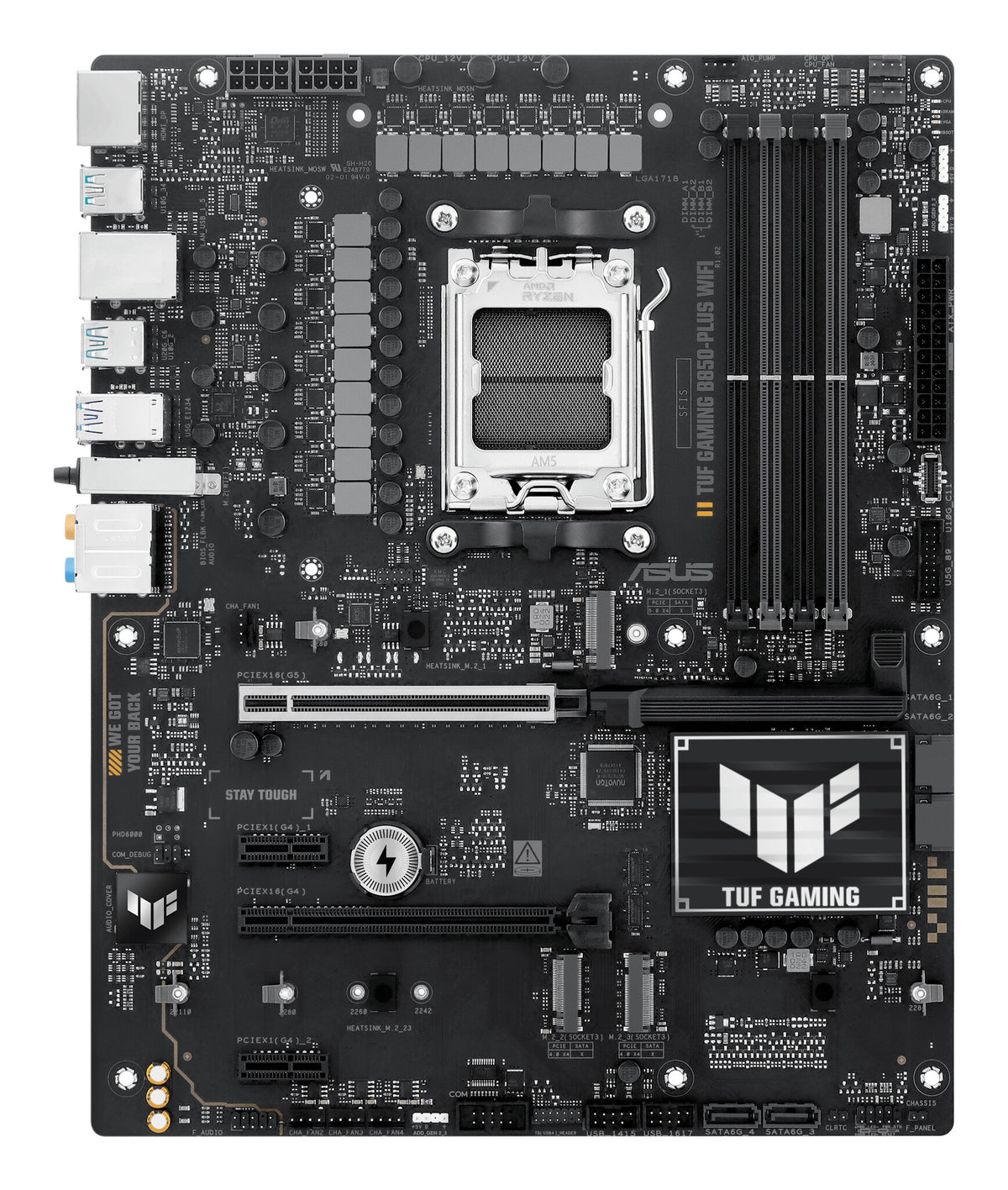 ASUS TUF GAMING B850-PLUS WIFI AMD B850 Sokkel AM5 ATX