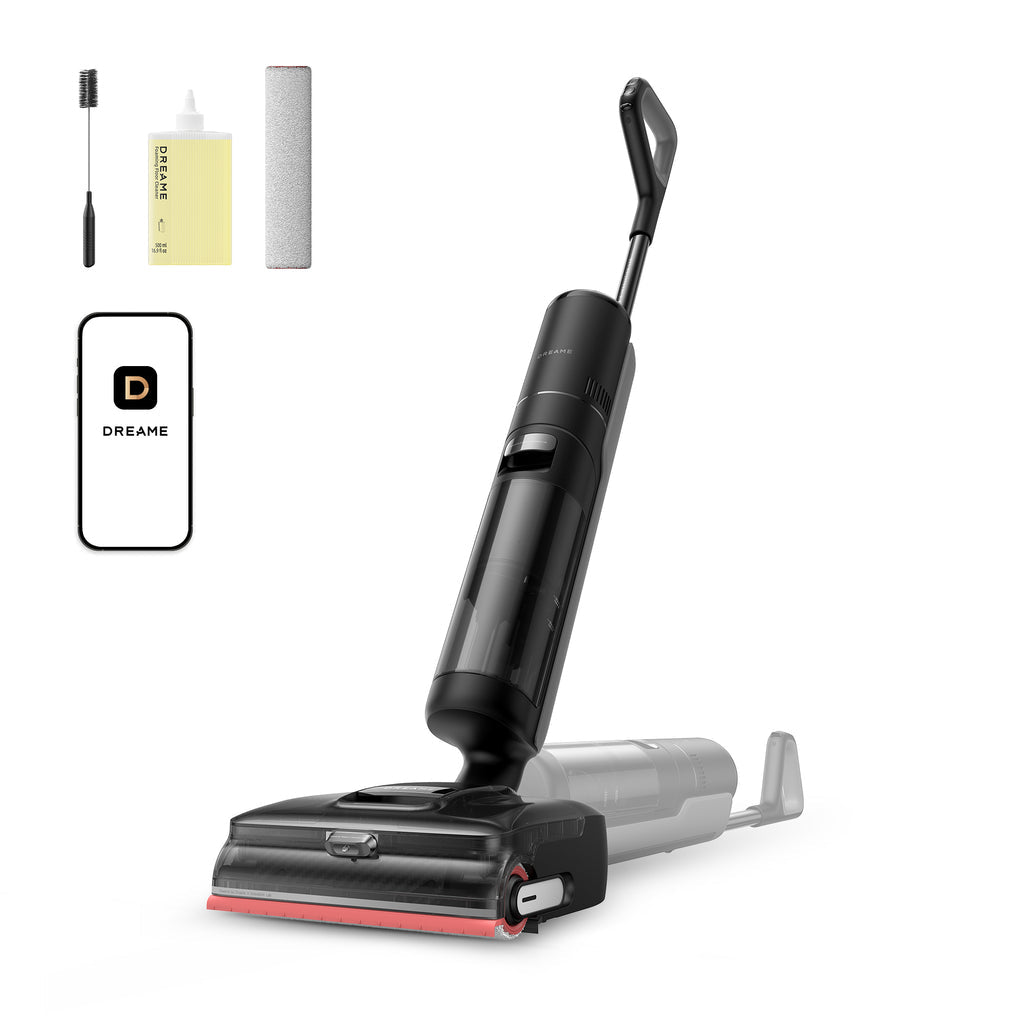 Dreame H15 Pro FoamWash Elektrisk moppe Batteri Tør&våd Poseløs 400 W Sort, Rød 30000 At