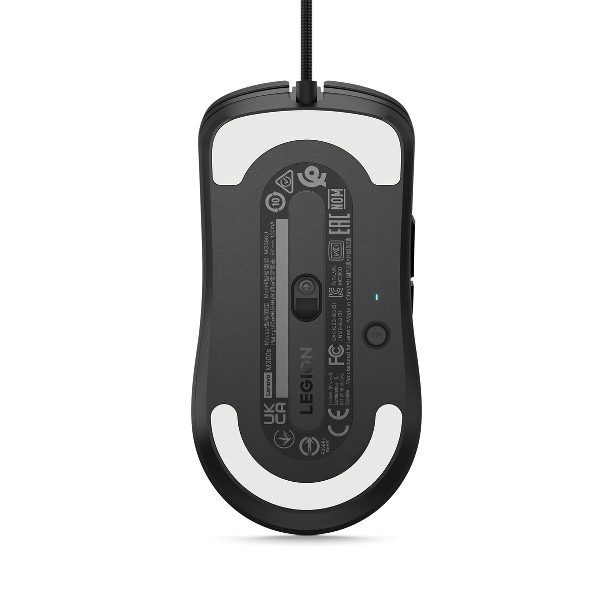 Lenovo Legion M300s RGB mus Spil Højre hånd USB Type-A Optisk 8000 dpi
