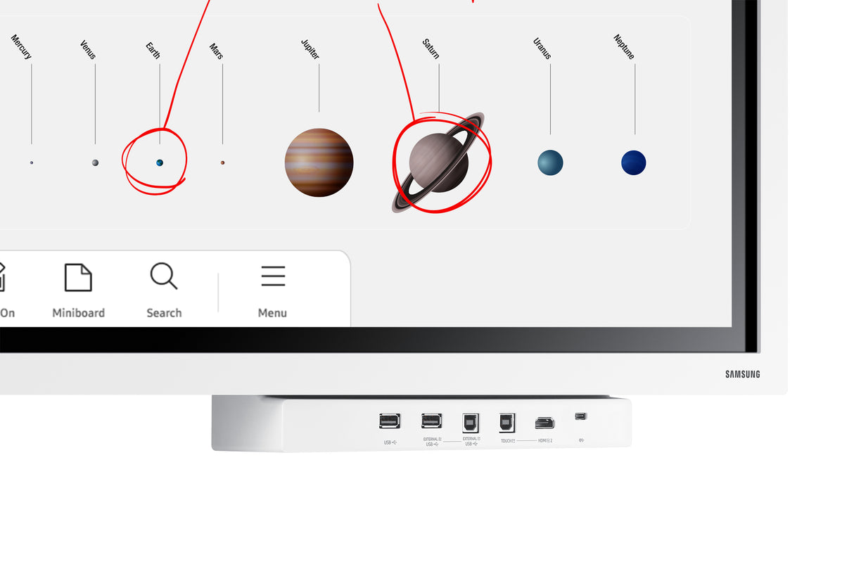Samsung Flip Pro WM55B LED-bagbelyst LCD fladt paneldisplay 3840 x 2160 55