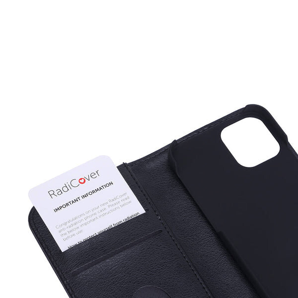 Radicover 587053 mobiltelefon etui 13,7 cm (5.4") Tegnebogsetui Sort