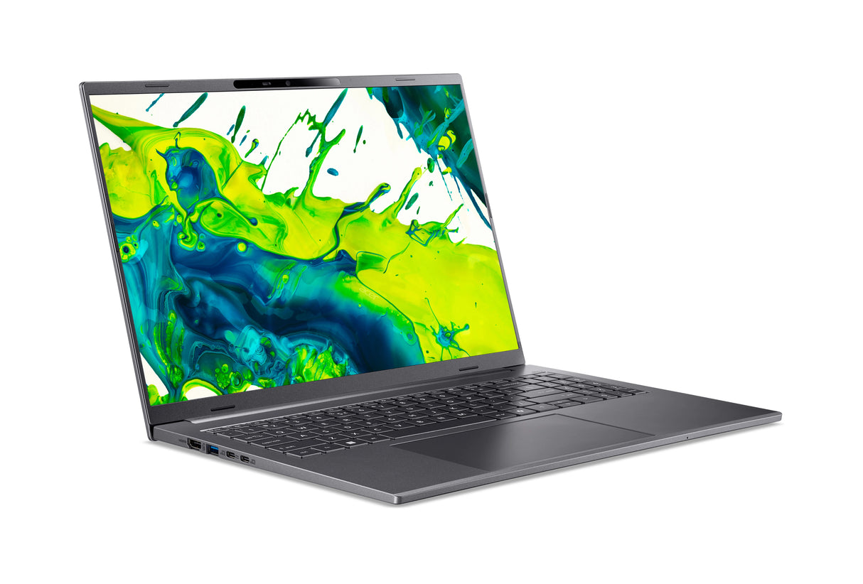 Acer Aspire 16 AI A16-11M-X4X3 Snapdragon X1-26-100 Laptop 40,6 cm (16") WUXGA 16 GB LPDDR5x-SDRAM 512 GB SSD Wi-Fi 7 (802.11be) Windows 11 Home Grå