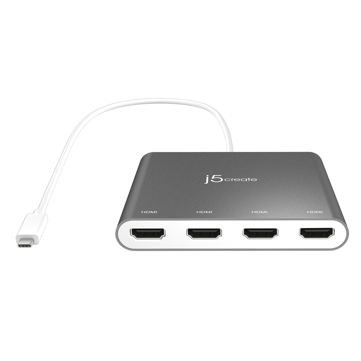 J5 Create USB-C to 4 Port HDMI 380001 multi-monitor adapter