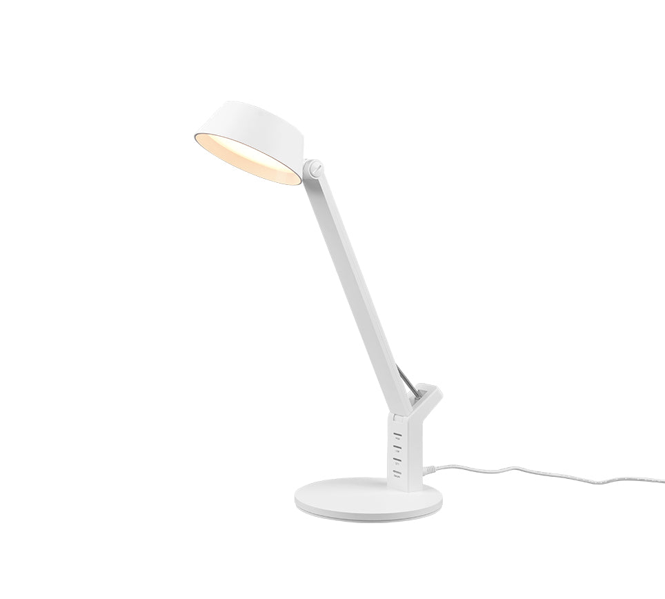 TRIO Ava hvid bordlampe
