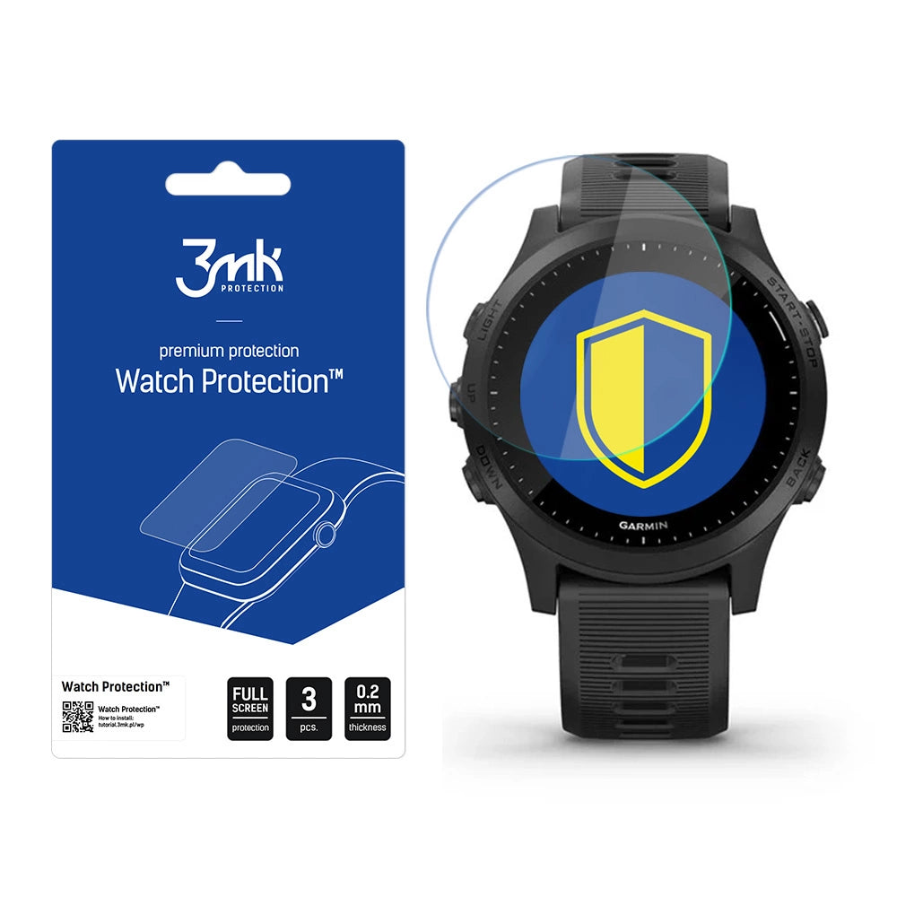 Garmin Forerunner 945 - 3mk Watch ProtectionTM v. FlexibleGlass Lite