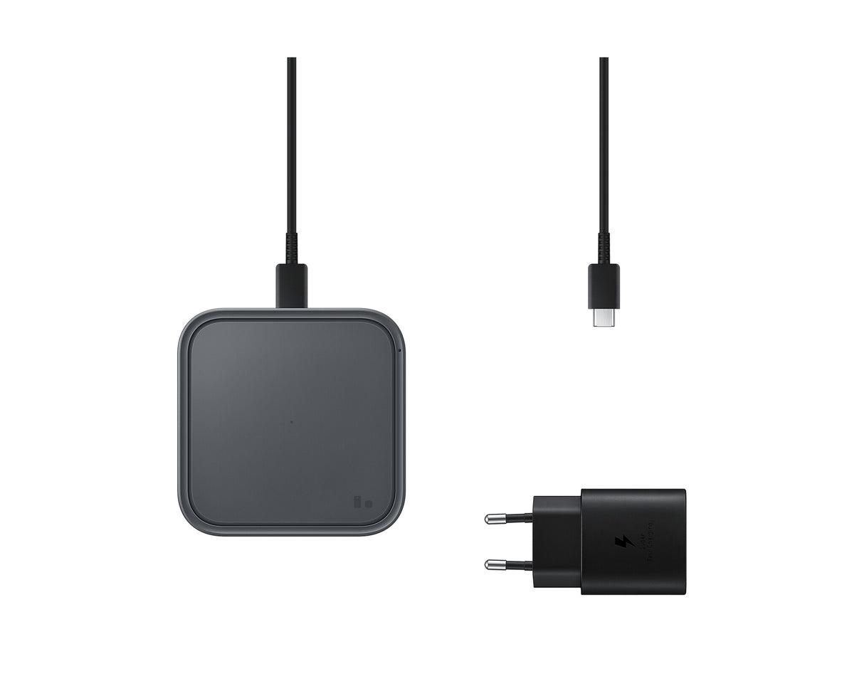 Samsung EP-P2400BBEGEU oplader til mobil enhed Smartphone Grå USB Indendørs