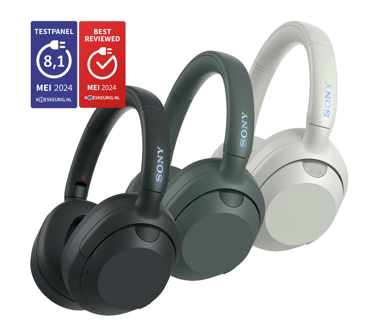 Sony WHULT900NH Headset Kabel & trådløs Opkald/musik Bluetooth Grøn
