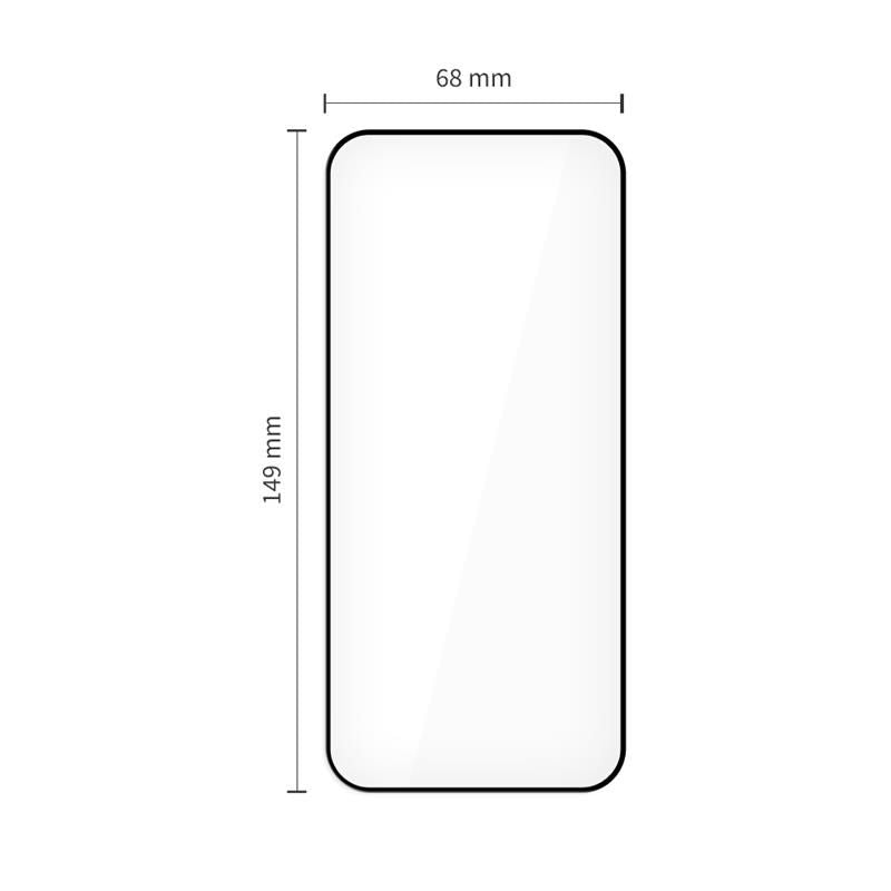 Hærdet Glas Tech Protect Quick Set+ 2 Pack Iphone 13 / 13 Pro / 14 / 16 E / 17 E Sort