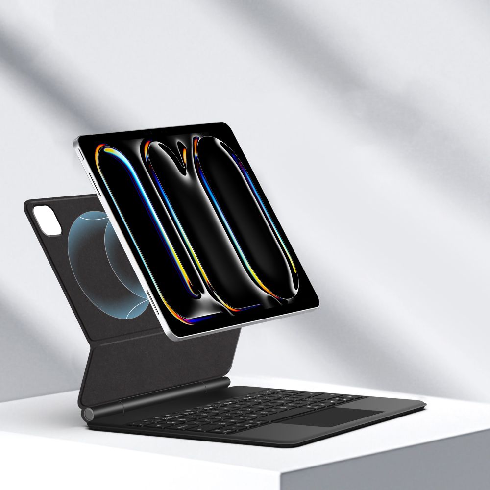 Tech Protect Smartcase Magnetisk + Tastatur Ipad Pro 11” 5/6 2024 2025 Sort