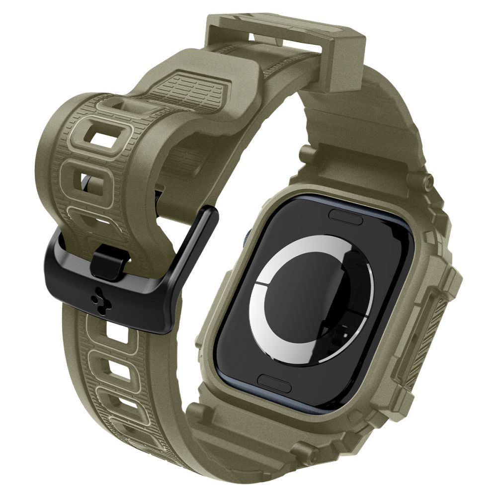 Spigen Rugged Armor ”Pro” Apple Watch 10/11 (46 Mm) Vintage Khaki