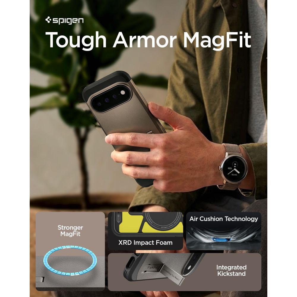 Spigen Tough Armor Magasafe Google Pixel 11 Pro Gunmetal