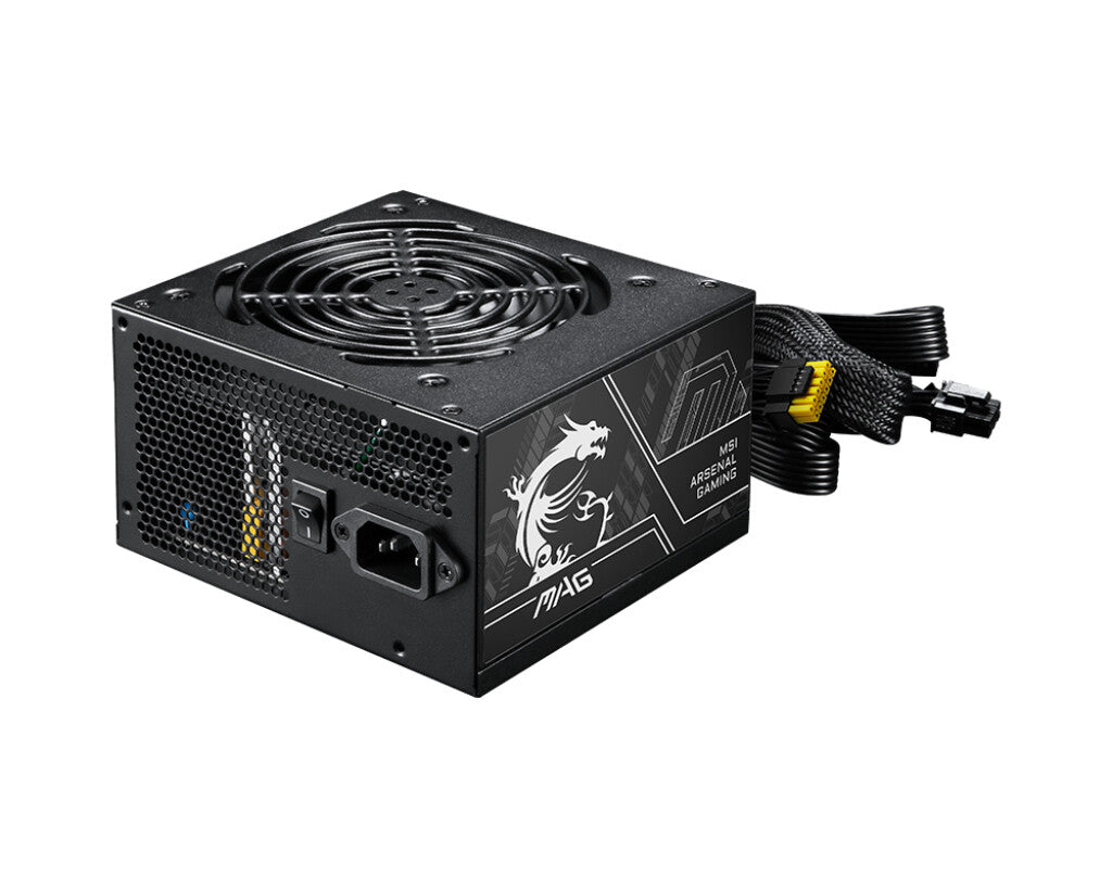 MSI MAG A650BN PCIE5 II enhed til strømforsyning 650 W 20+4 pin ATX ATX Sort