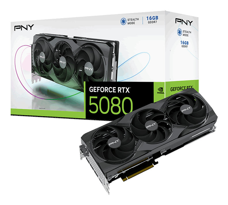 PNY NVIDIA GeForce RTX 5080 16GB GDDR7 SDRAM