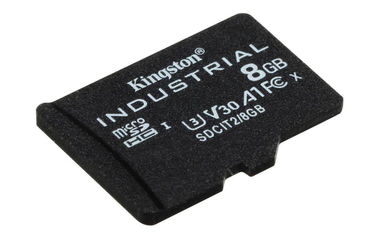 Kingston Technology 8GB microSDHC Industrial C10 A1 pSLC kort enkeltpakke uden adapter