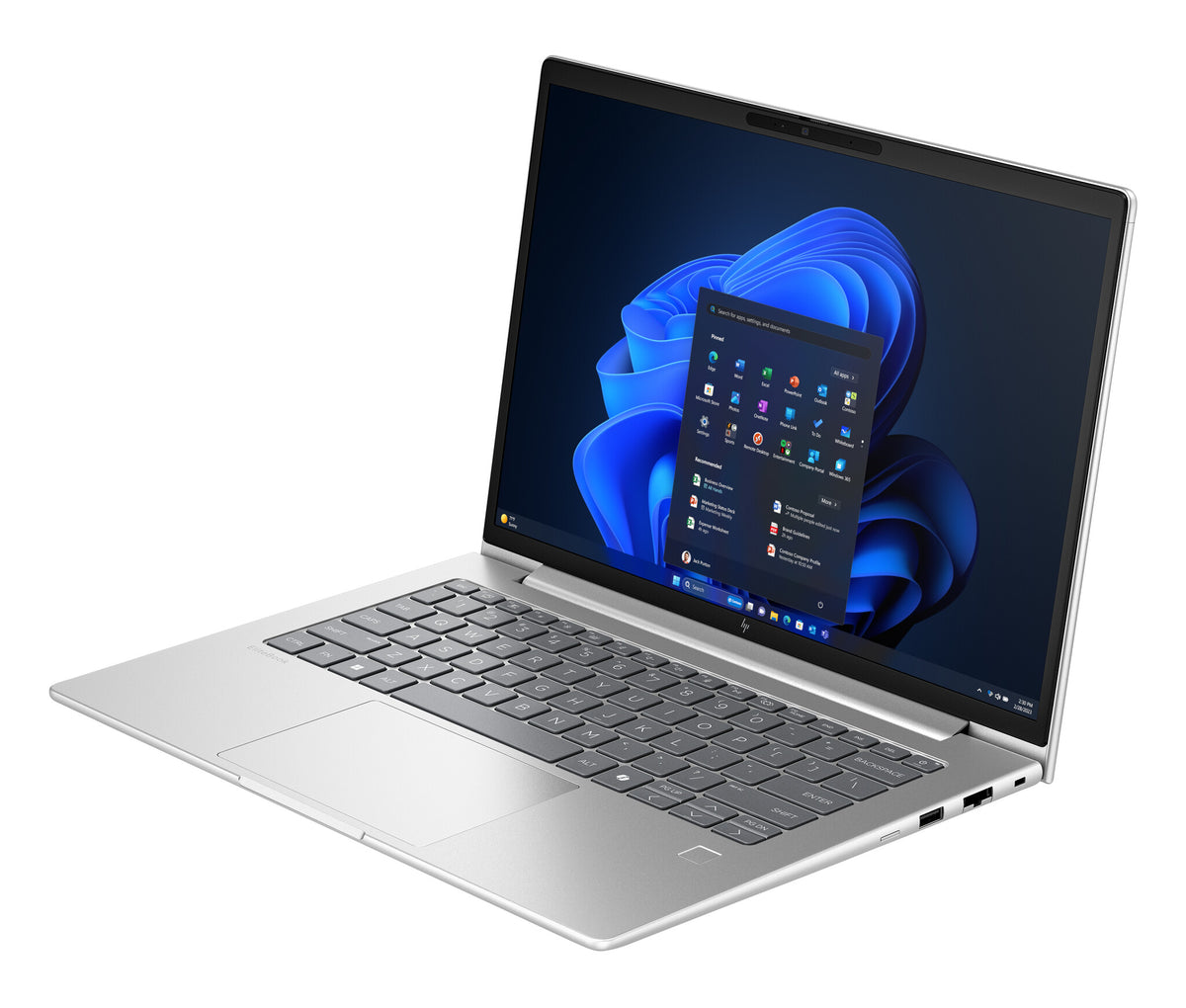 HP EliteBook 6 G1i Intel Core Ultra 5 225U Laptop 35,6 cm (14") WUXGA 16 GB DDR5-SDRAM 512 GB SSD Wi-Fi 7 (802.11be) Windows 11 Pro AI PC Sølv