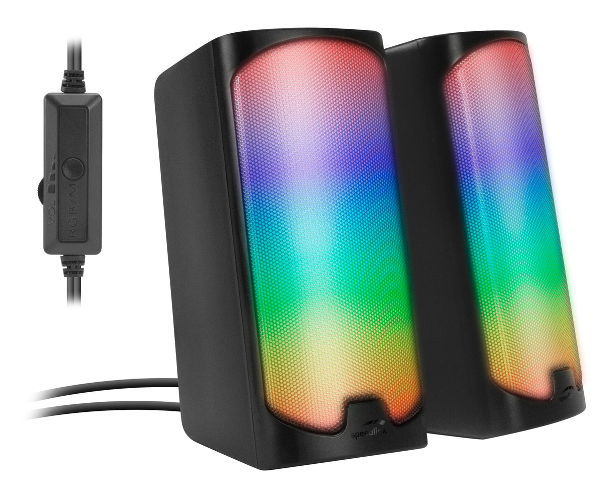 SPEEDLINK TONOS RGB Sort Kabel & trådløs 6 W