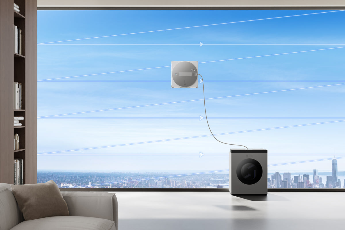 Ecovacs Winbot W3 OMNI Vinduesrenser robotstyret Sølv