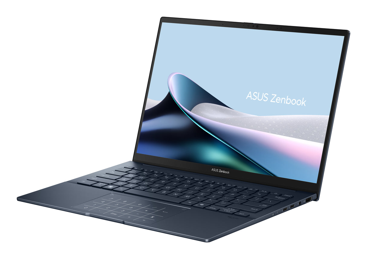 ASUS Zenbook 14 OLED UX3405CA-SU1294W Intel Core Ultra 7 255H Laptop 35,6 cm (14") Berøringsskærm 3K 32 GB LPDDR5x-SDRAM 1 TB SSD Wi-Fi 7 (802.11be) Windows 11 Home Blå