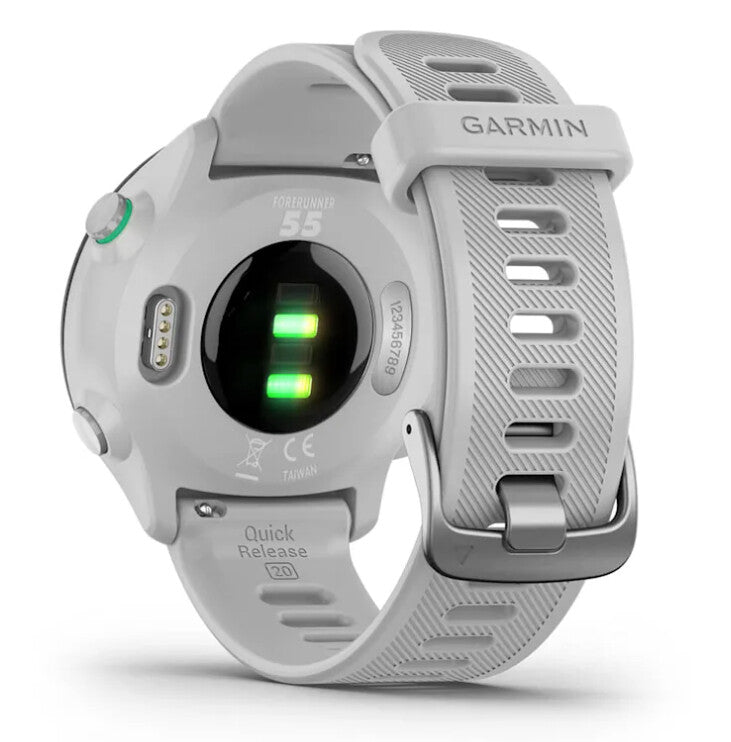 Garmin Forerunner 55 2,64 cm (1.04") MIP 42 mm Digital 208 x 208 pixel Hvid GPS (satellit)