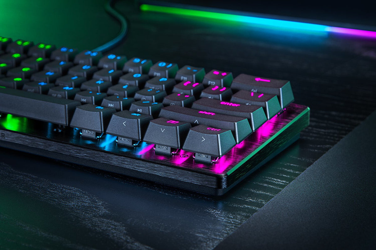 Razer Huntsman V3 Pro Mini tastatur Spil USB QWERTY Nordisk Sort