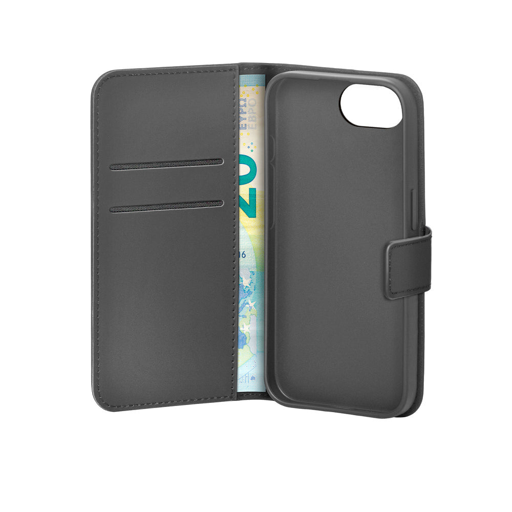 PURO Wallet Stand mobiltelefon etui 15,5 cm (6.1") Tegnebogsetui Sort