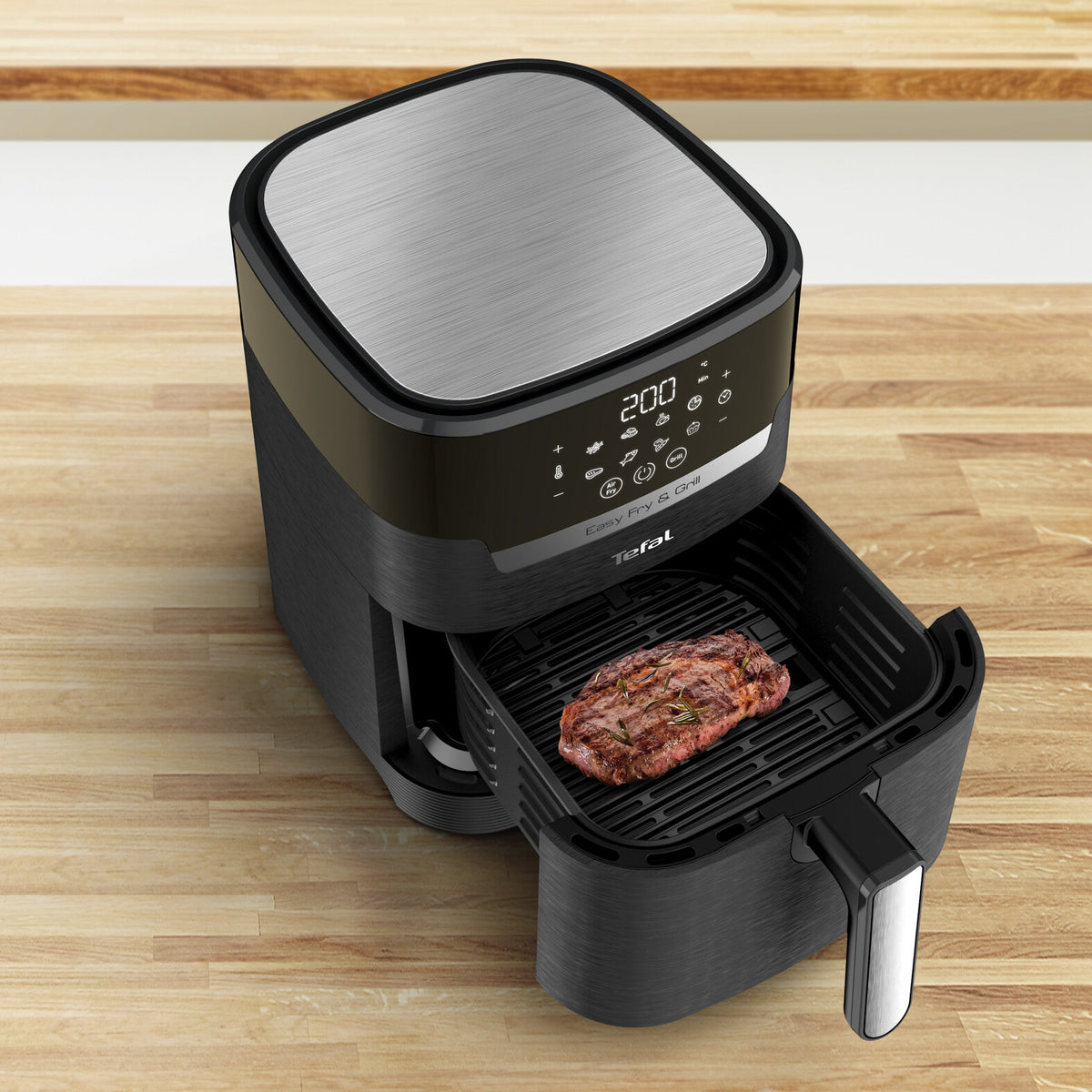 Tefal Easy Fry & Grill EY5058 Enkelt 4,2 L Enkeltstående 1550 W Varmluftsteger Sort