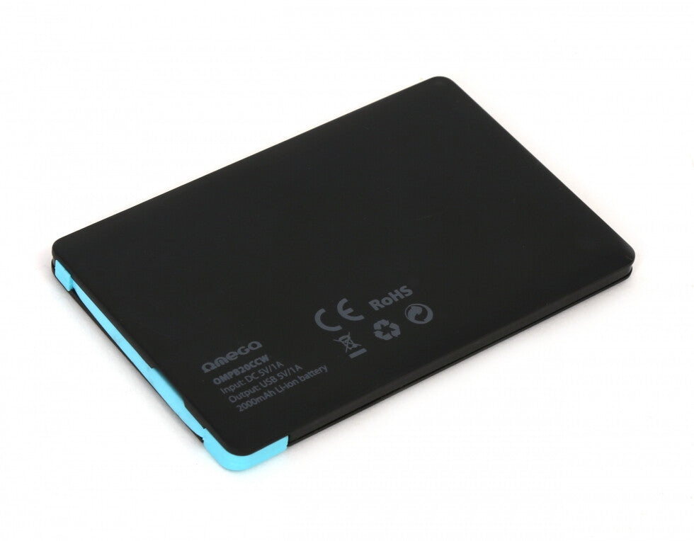 Omega OMPB20CCBM powerbank 2000 mAh Sort