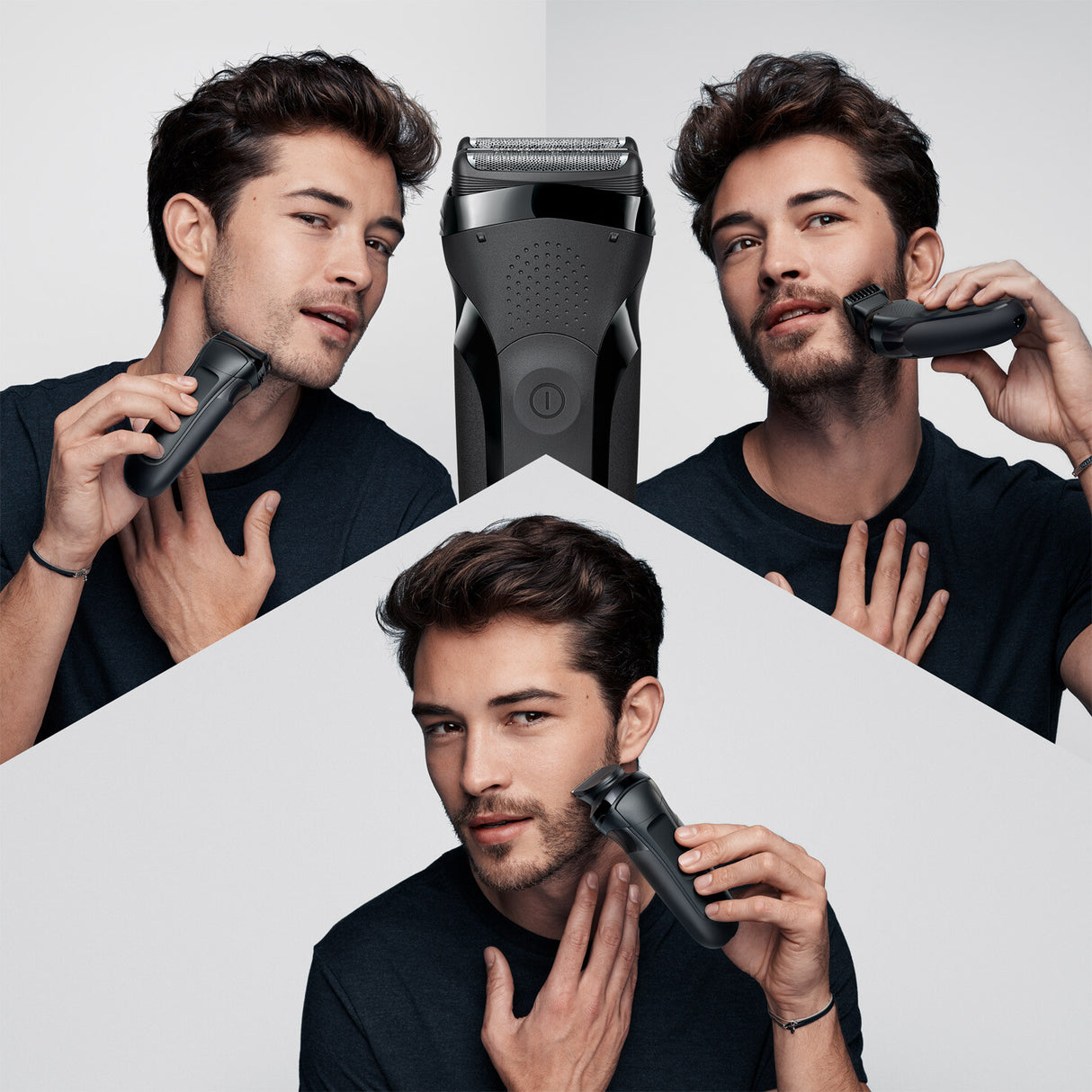 Braun Series 3 300BT Rotations shaver Trimmer Sort