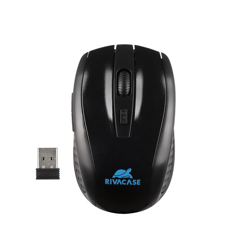 Rivacase 8038 + WIRELESS MOUSE 39,6 cm (15.6") Mappe Sort