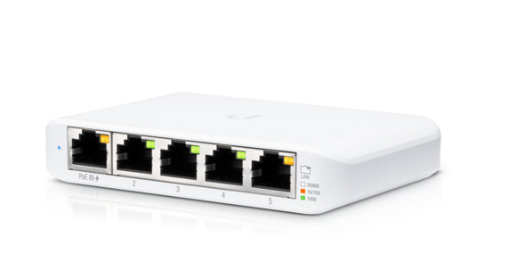 Ubiquiti UniFi Switch USW Flex Mini Switch 5-porte Gigabit PoE+