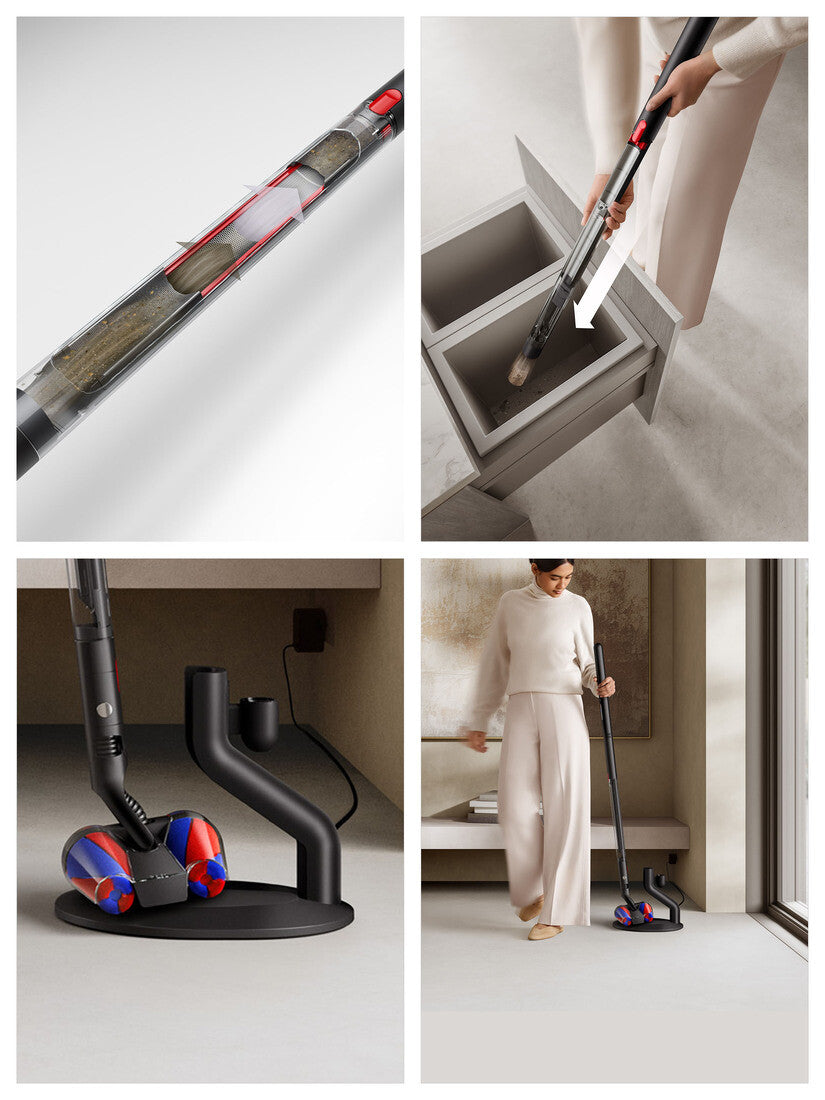 Dyson PencilVac Fluffycones Stick vakuum Batteri Dry Poseløs 0,8 L Sort, Grå