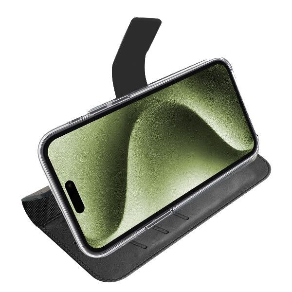 Celly WALLYMAG mobiltelefon etui 16 cm (6.3") Tegnebogsetui Sort