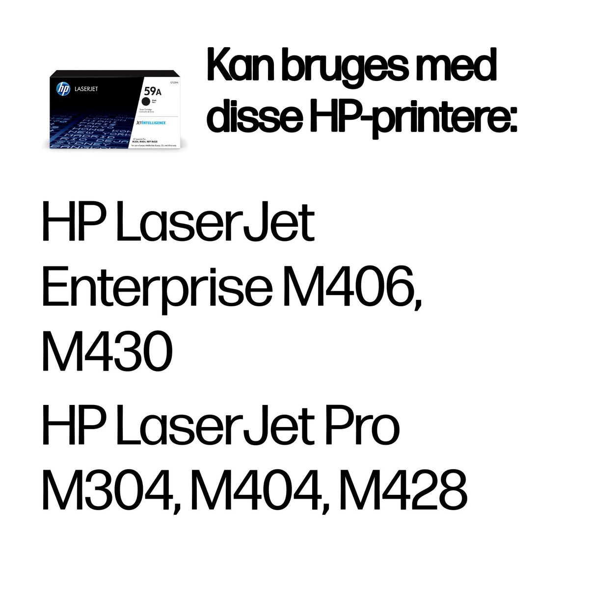 HP 59A Sort 3000 sider Toner CF259A