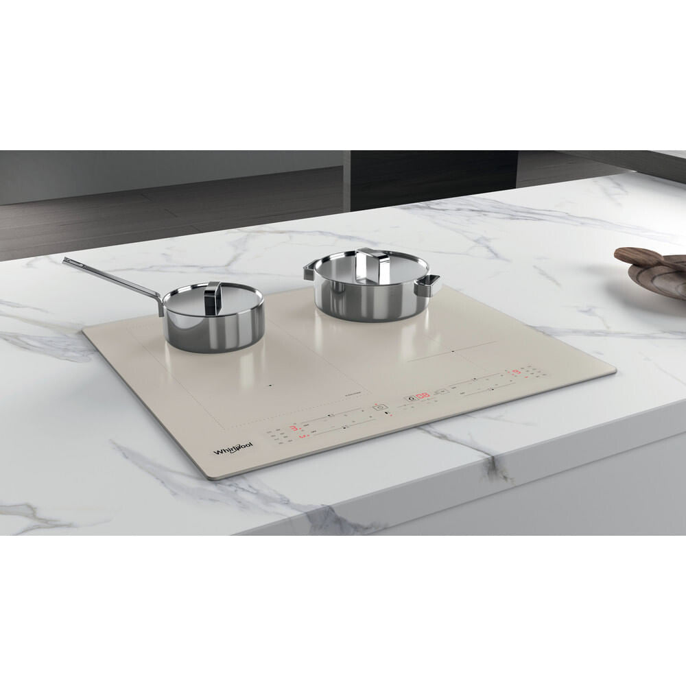 Whirlpool WLB6860NE/S Sølv Indbygget Zone induktionskogeplade 4 zone(s)