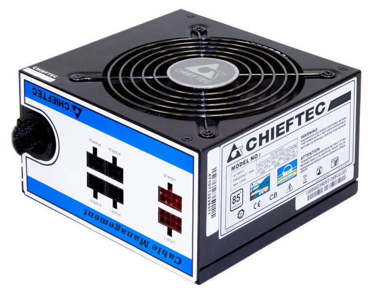 Chieftec CTG-650C enhed til strømforsyning 650 W 24-pin ATX ATX Sort
