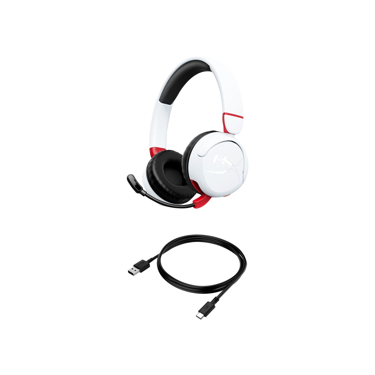 HyperX Cloud Mini Trådløs Kablet Høretelefoner Hvid