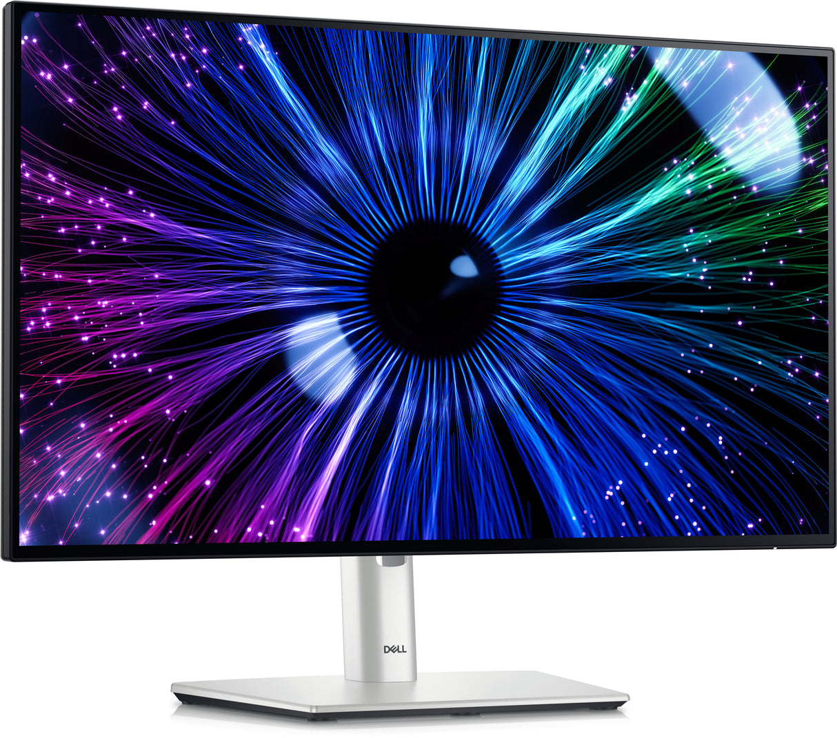 DELL UltraSharp U2424HE computerskærm 60,5 cm (23.8") 1920 x 1080 pixel Fuld HD LCD Sort, Sølv