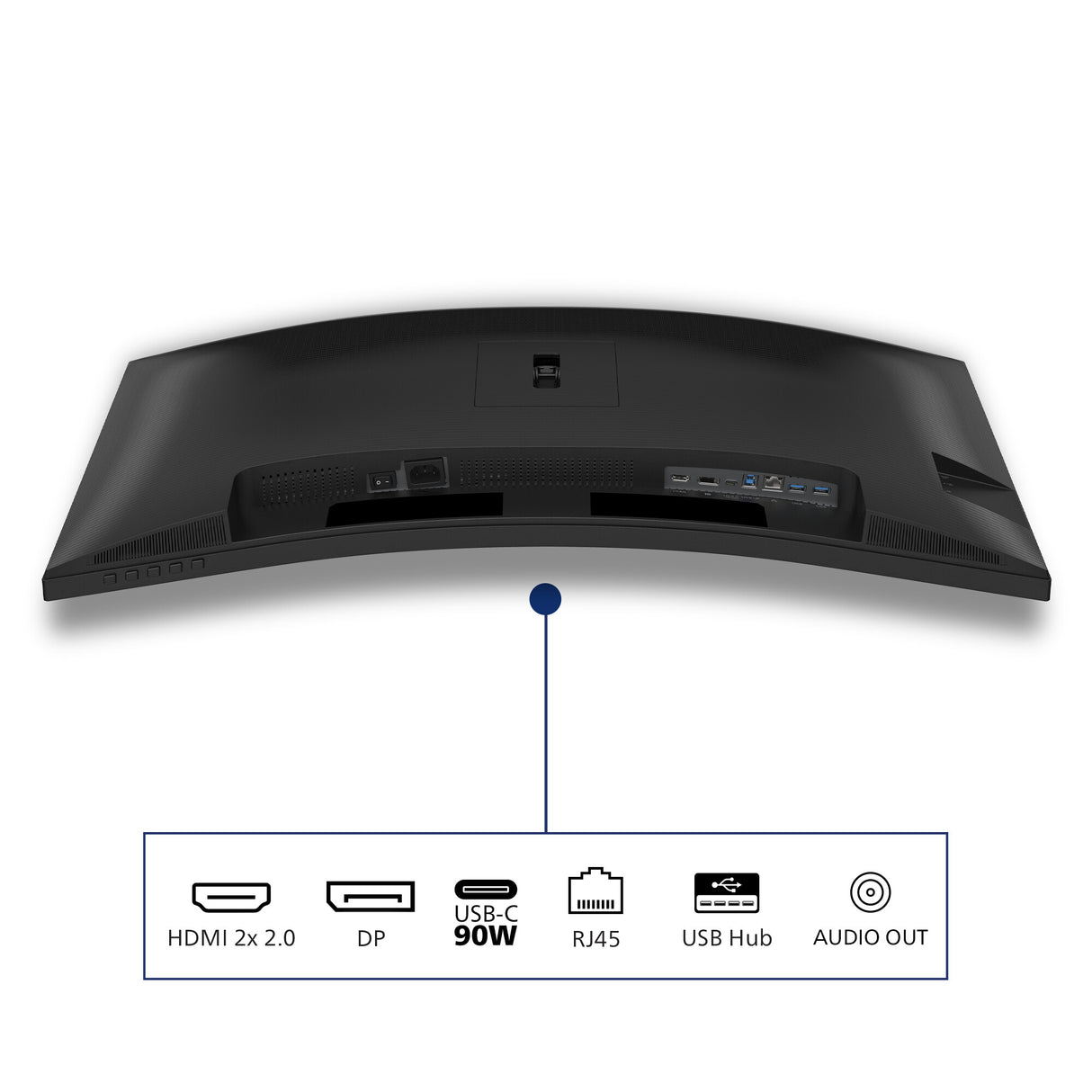 Philips 3000 series 34B2U3600C/00 computerskærm 86,4 cm (34") 3440 x 1440 pixel Wide Quad HD LCD Sort